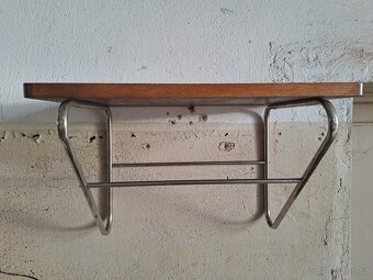 chrom, chromovaná polička THONET - HALABALA - 2