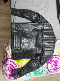 Kožená bunda – velikost L, ideální na motorku / čtyřkolku - 2