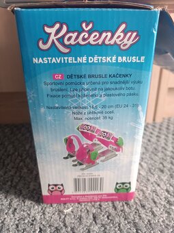 Kačenky, první brusle - 2