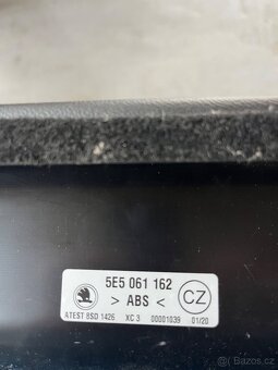 Plastová vana Octavia III. liftback - 2