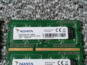 DDR3 SO-DIMM 1600MHz 2GB 1.5V - 2
