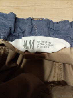 2x kalhoty HM vel. 128 - 2