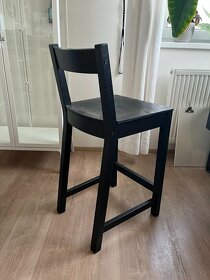 Barová stolička s opěrkou - 2