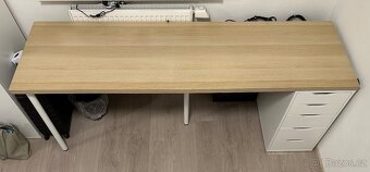 IKEA LAGKAPTEN stolní deska vzor dub 200x60 cm - 2