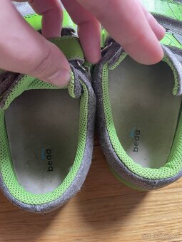 Barefoot dětské tenisky Beda - Lime soft zelené - EU35 - 2