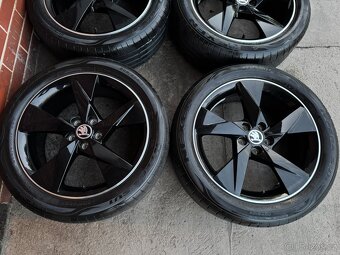 Alu 17" 5x100,škoda Volans letní 70% SCALA, Kamiq - 2
