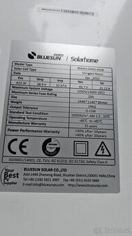 Dva solární panely 415Wp - 2