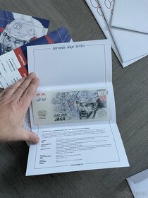 Jaromír Jágr 4x pamětní BANKOVKA 50 let + kartička - 2