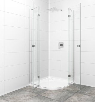 Sprchový kout čtvrtkruh 90x90 - 2