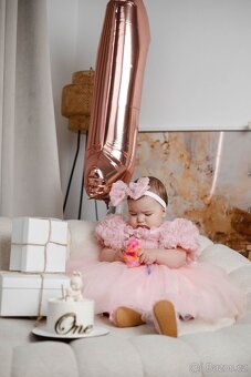 Šaty byly nošené jednou ve 12 měsících. - 2