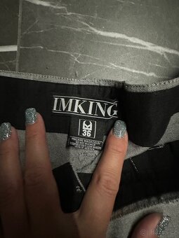 Pánské šedé kalhoty vel. 36 - 2