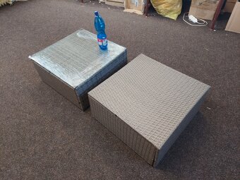 2x Zahradní stolek "Ratan" - 2