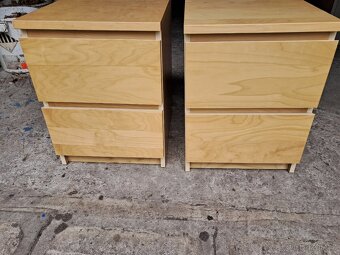 Ikea komoda noční stolek Malm bříza - 2