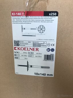 KOELNER fasadní hmoždinky do polystyrenu plus Likov zátky - 2