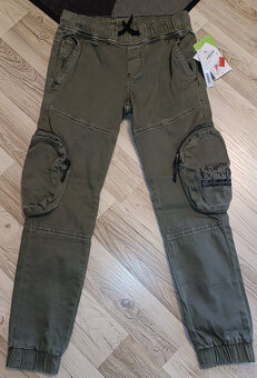 NOVÉ dětské jogger džíny s kapsami Chapter young - 140/146 - 2