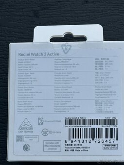 Nové chytré hodinky Xiaomi Redmi Watch 3 Active - 2