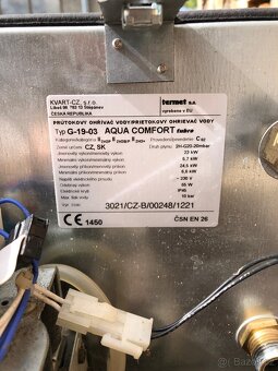Prodám plynovou karmu Kvart Aqua Comfort Turbo 24,5 kW - 2