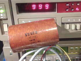 Přesné kondenzátory Tesla TC292 1%, 0,5% - 2