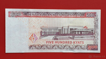 Bankovka MYANMAR 500 Kyats rok 2020 stav UNC - 2