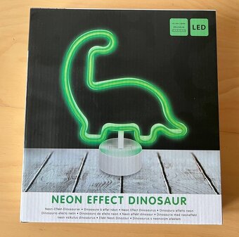 Neonová cedule - dinosaurus - 2