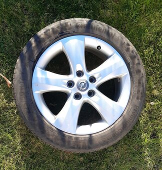 Litá kola Opel,17x7, 225/50 R17, pneu Continental - 2