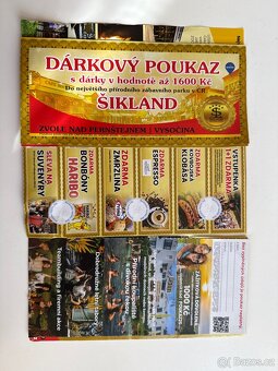 Dárkové poukazy Šikland - 2