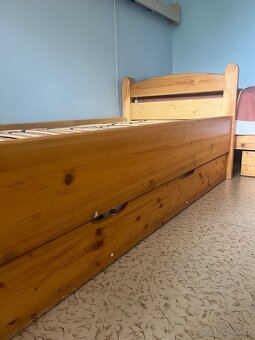 Postel s polohovacím roštěm - 2