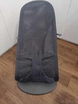 Babybjörn lehátko houpátko bliss anthracite mesh - 2