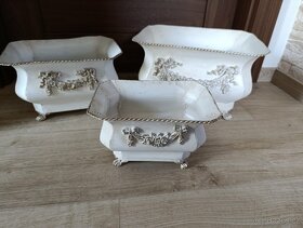 Sada kovových květináčů ve stylu Baroka - 2