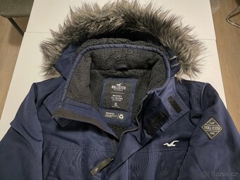Hollister Parka kabát XL s kožichem teplý krásný elegantní - 2