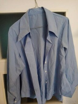 Dámská modrá košile vel.M - 2