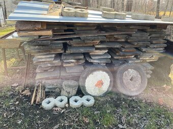 Vysušené dřevěné dubové fošny - 2