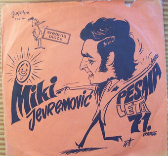 SP desky jugoslávských zpěváků 1971-set 10 ks - 2