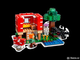 LEGO Minecraft 21179 – Houbový domek (The Mushroom House) - 2