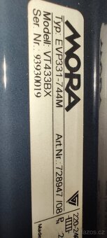 MORA EVP331-744M nová horkovzdušná vestavná trouba - 2