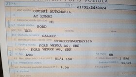 Ford Galaxy 1 9tdi - 2