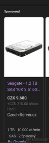 Pevné disky  seagate server dobrý  stav. - 2