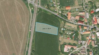 Pozemek, bydlení, prodej, Stračí, Štětí, Litoměřice - 2