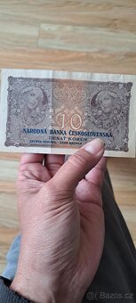 Bankovka 10 Kč 2.1.1927 série r016 - 2