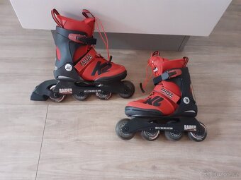 Prodám juniorské vel. nastav. in-line K2 35 - 40, 22-25,5cm - 2