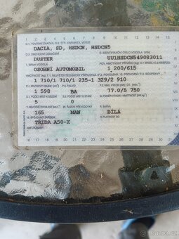 Dacia Duster 1,6 benzín - 2