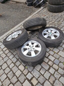 Prodám orig alu 15 škoda Octavia 2 5x112 ET 47 letní pneu - 2