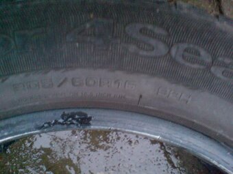 Celoroční pneu, 205/60/16, Goodyear Vector 4 Seasons, M+S 4x - 2