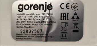 Sušička ovoce Gorenje - 2