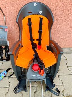 HAMAX cyklosedačka, polohovatelná s uzamykatelnym zámkem…. - 2
