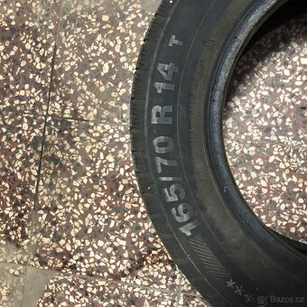 Pneumatiky 2 ks Barum 165/70 R14 T zimní - 2