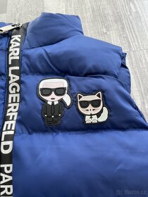 Dětská vesta modrá Karl Lagerfeld 5/6 roky - 2