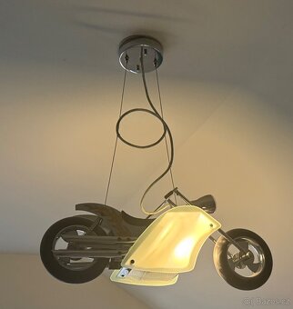 Designové dětské světlo ve tvaru motorky 🏍️ - 2