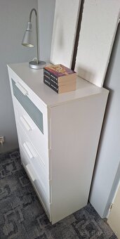 Komoda Brimnes  bílá 4 zasůvky - 2