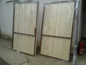 palubková dvoukřídlá vrata  do šíře 250cm a v 206cm - 2